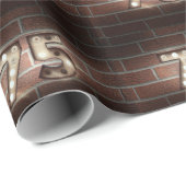 75th誕生日マーキーがレンガで点灯 ラッピングペーパー (ロールコーナー)