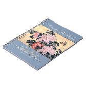 75th誕生祝いバタフライプニーズゲスト ノートブック (左側)