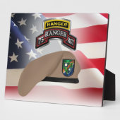 75th レージャー連隊 フォトプラーク (側面)