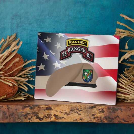 75th レージャー連隊 フォトプラーク (側面)