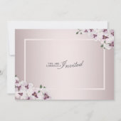 75th Anniversary Graceful Orchid Then And Now 招待状 (裏面)