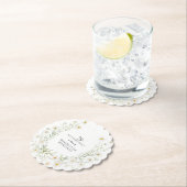 75th Birthday April Birthday Month Daisy Custom ペーパーコースター (インサイチュ)