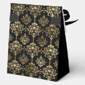 75th Birthday Gold Elegant Thank You  フェイバーボックス (裏面)