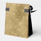 75th Birthday Gold Thank You Favor Box フェイバーボックス (裏面サイド)