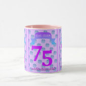 75th Birthday In German Mug マグカップ (中央)