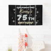 75th Birthday Partyお名前の追加 横断幕 (インサイチュ)