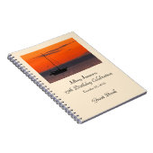 75th Birthday Party Guest Book, Sailboat Sunset ノートブック (右側)