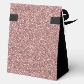 75th Birthday Rose Gold Glitter Thank You フェイバーボックス (裏面)