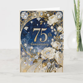 75th Diamond Fantasy Wedding Anniversary カード