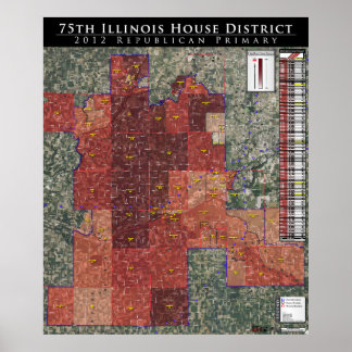 75th Illinois House District - 2012年Rep. Primary ポスター