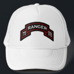 75th Ranger Rgt – 空挺部隊 – 特殊部隊スクロール キャップ<br><div class="desc">ベレー帽のフラッシュ、タブ、帽子や帽子の上でスクロールなどの様々なレンジャー画像。</div>