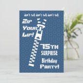 75th SUPPLYSE誕生日ブルースターズジップあなたの唇 招待状 (スタンド正面)