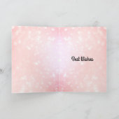 76パーソナライズされた番誕生日折りグリーティングカード カード (内部)