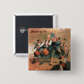 76年の精神 缶バッジ (正面&裏面)