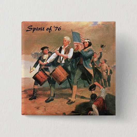 76年の精神 缶バッジ (正面)