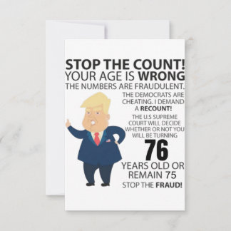 76年トランプハッピーバースデーありおもしろい