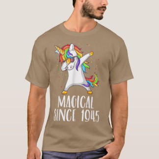 76歳の誕生日、ユニコーンダブ、1945年以来の魔法 Tシャツ