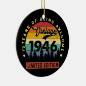76歳ギフトヴィンテージ1946限定版 セラミックオーナメント (右)