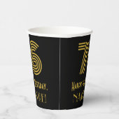 76番目の誕生日:インスパイアアールデコ「76番目」と名前 紙コップ (右)