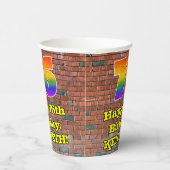 76誕生日:おもしろいグラフィティインスパイア – レボイン76 紙コップ (右)