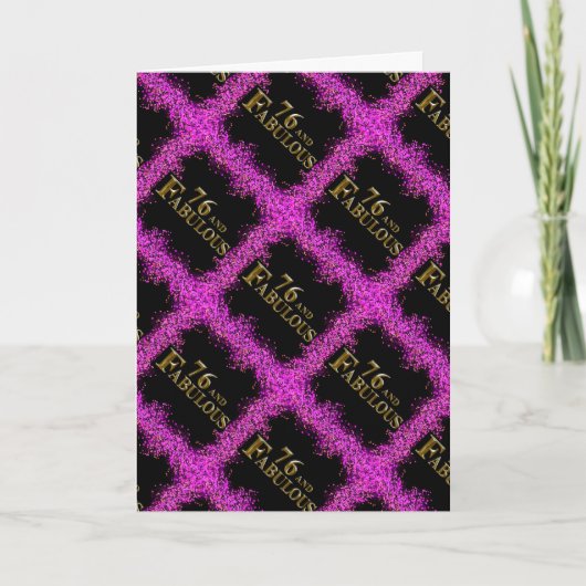 76誕生日 カード (正面)