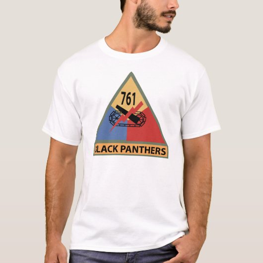 761番目のタンク大隊SSI (ネームテープ付き) Tシャツ (正面)