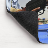 762ミリメートルのラウンドがトラックの上にある マウスパッド (コーナー)