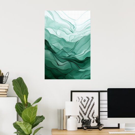 763抽象芸術 ポスター (ホームオフィス)