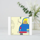 765ノGMO喫煙レディ ポストカード (スタンド正面)