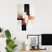 766抽象芸術 ポスター (ホームオフィス)