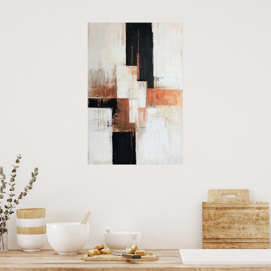 766抽象芸術 ポスター (キッチン)