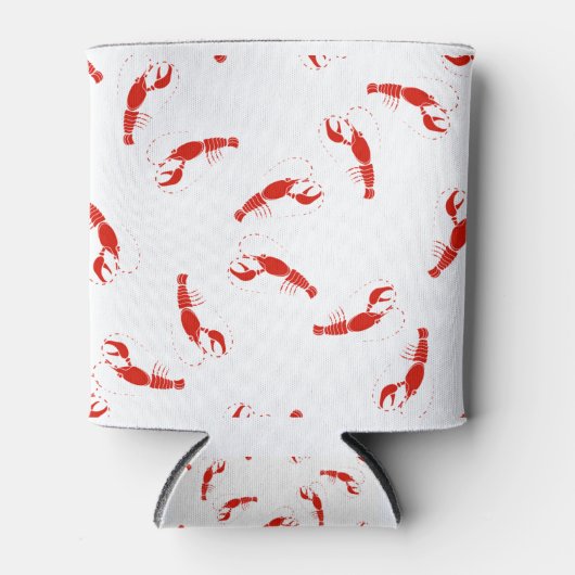 7677赤ロブスター 缶クーラー (正面)