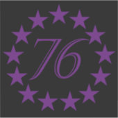 76 パープル エディション シール (正面)