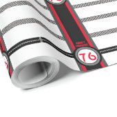 76 市松模様に ラッピングペーパー (ロールコーナー)