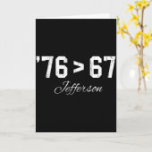 76 > 67 ジェファーソン, シックスセブンメーム カード (黄色い花)