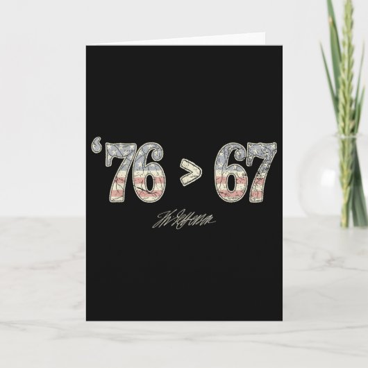 76 67 トーマス・シックス・セブン 6 7 ミーム ジェンアルファ カード (正面)