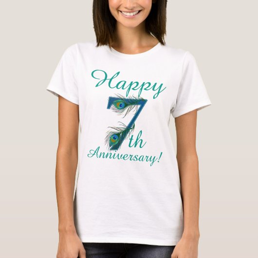76/7th/7th Anniversary/ナンバー7 Tシャツ (正面)