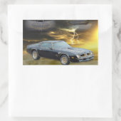 76 FireChicken Tributeデザインツールボックス 長方形シール (バッグ)