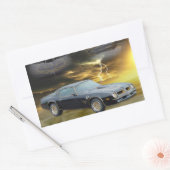76 FireChicken Tributeデザインツールボックス 長方形シール (封筒)