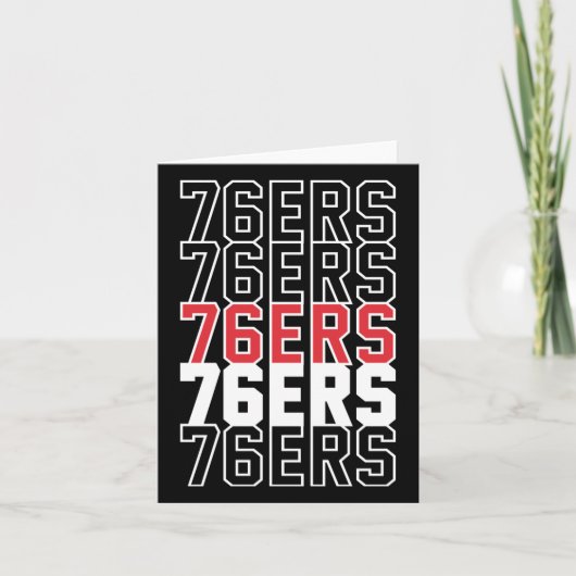 76ers  カード (正面)