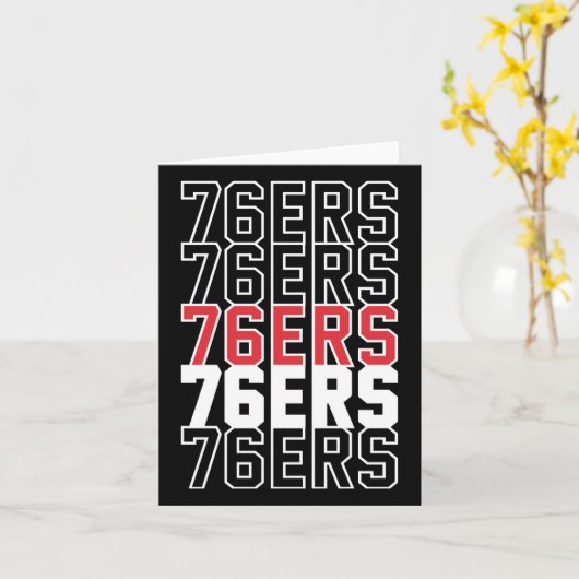 76ers  カード (黄色い花)