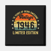 76th birthday limited edition 1946 76歳 マグネット (正面)