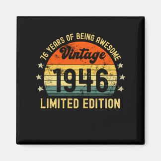 76th birthday limited edition 1946 76歳 マグネット