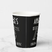 76th Birthday Party:アールデコスタイル+名前をカスタムする 紙コップ (右)