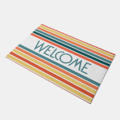 77年の夏ストライプ期 ドアマット (アングル)