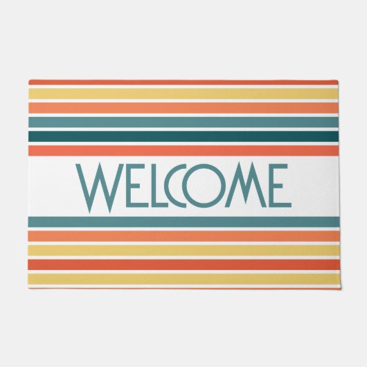 77年の夏ストライプ期 ドアマット (正面)