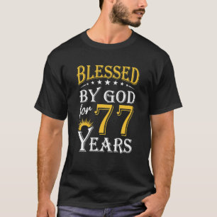 77年賛美間神によるヴィンテージ幸福77th tシャツ