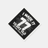 77歳皮肉ミームおもしろい77誕生日 スタンダードカクテルナプキン (角)