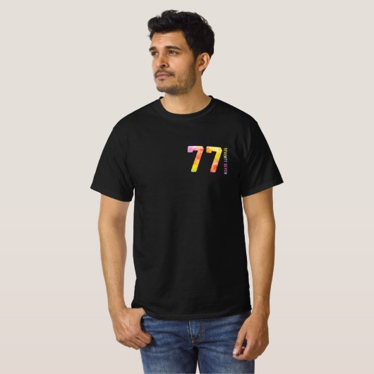 77歳77 Tシャツ (正面フル)