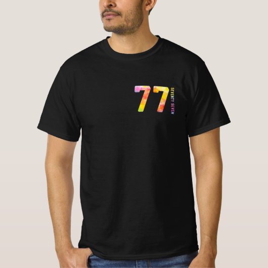 77歳77 Tシャツ (正面)
